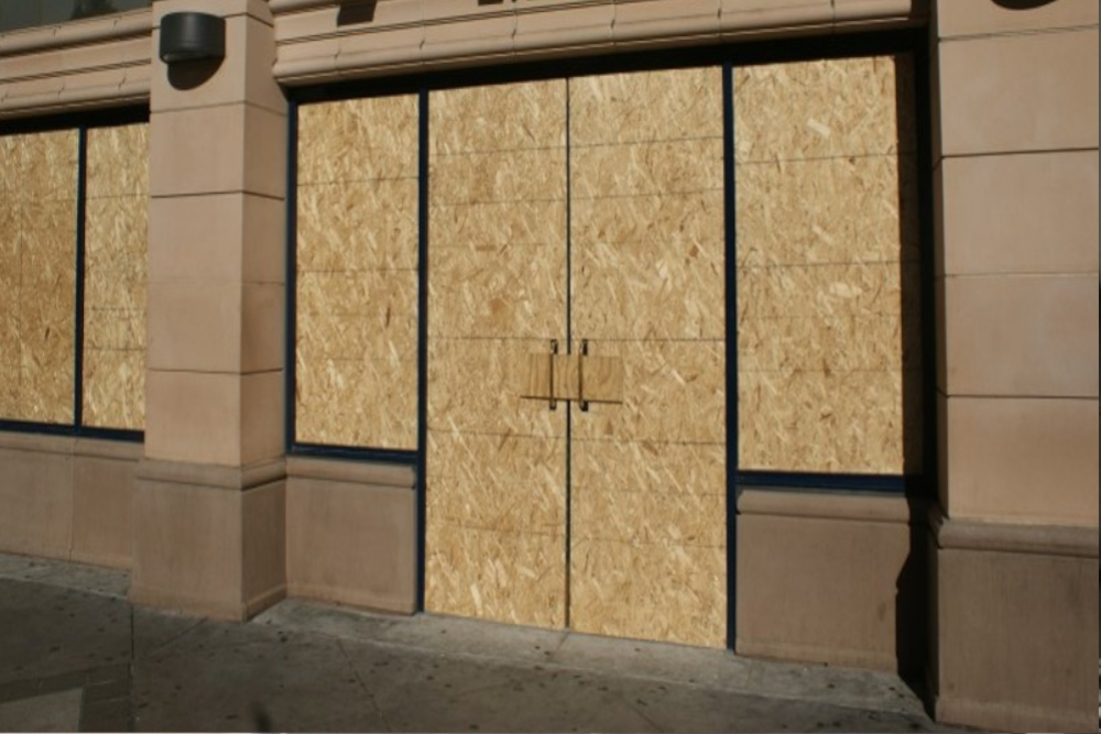 Boarding Up in Canbury, Coombe, KT2